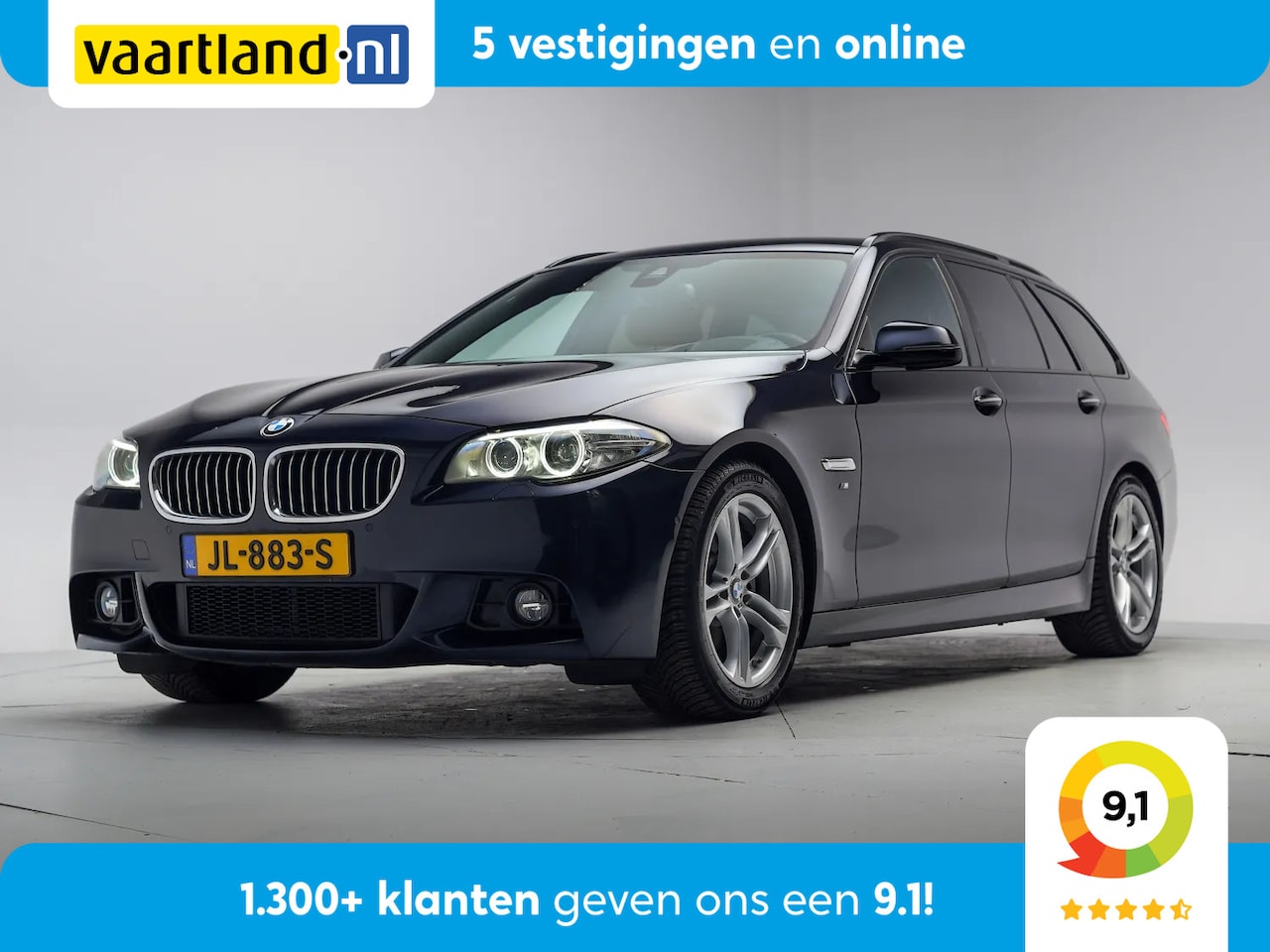 BMW 5-serie Touring - 520i M Sport Edition High Executive Aut. [ HUD Leder Navi prof. Camera Sportstoelen ] - AutoWereld.nl