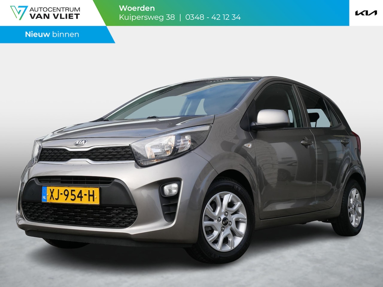 Kia Picanto - 1.0 CVVT EconomyPlusLine | 14"LM | Airco | Telefoonverbinding - AutoWereld.nl