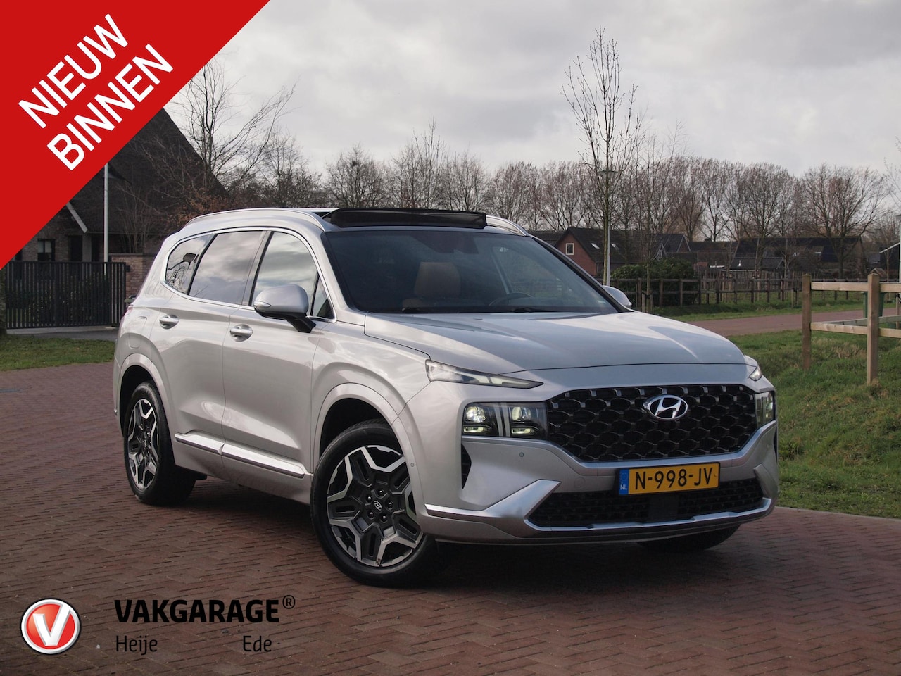 Hyundai Santa Fe - 1.6 T-GDI PHEV Premium Plus Sky 7p. | Panoramadak | 360 Camera | Trekhaak | Head-Up Displa - AutoWereld.nl