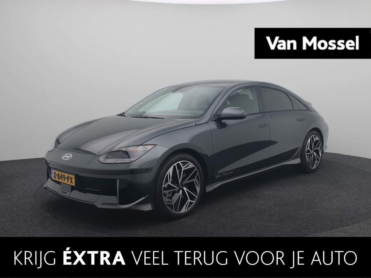 Hyundai IONIQ 6 - Lounge 77.4 kWh | Airco | Cruise Control | Navigatie | Lederen bekleding | lichtmetalen ve - AutoWereld.nl