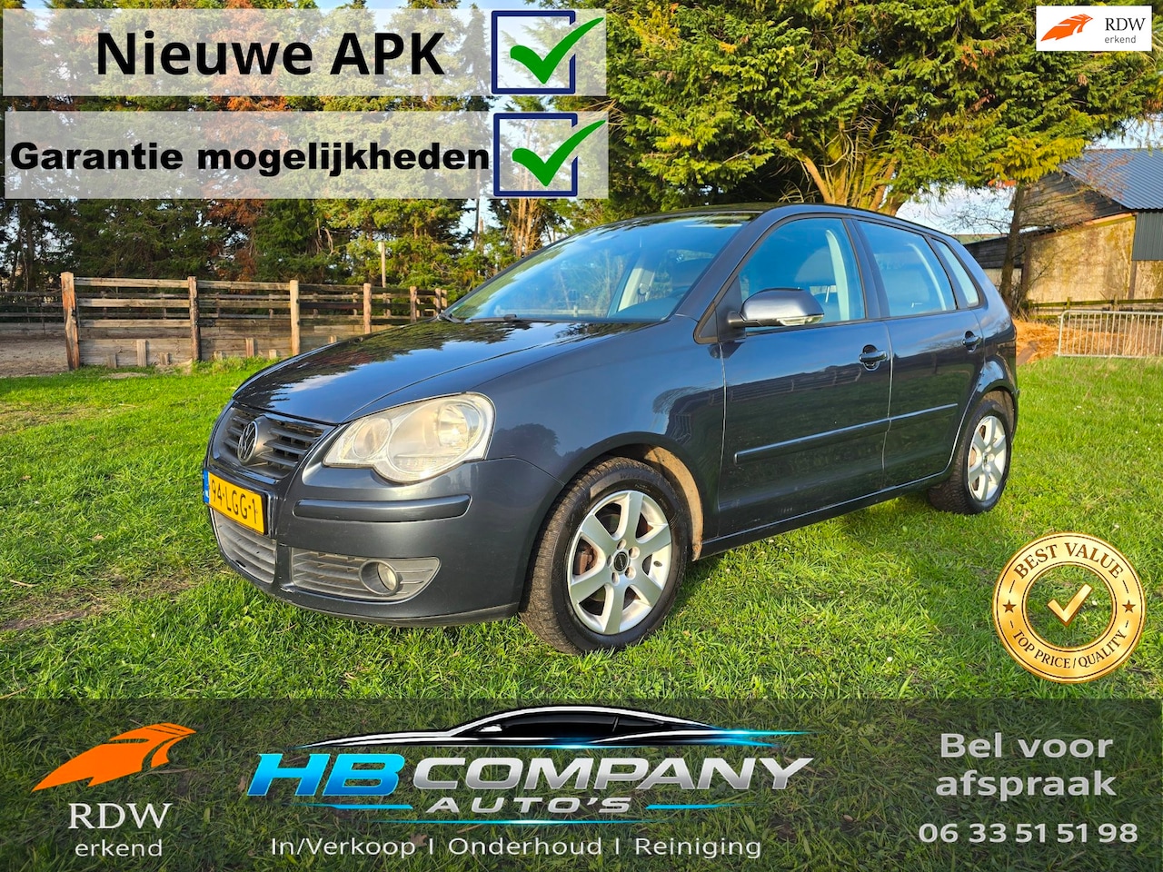 Volkswagen Polo - 1.2 Easyline | Airco | Nieuwe APK | Parkeersensoren - AutoWereld.nl