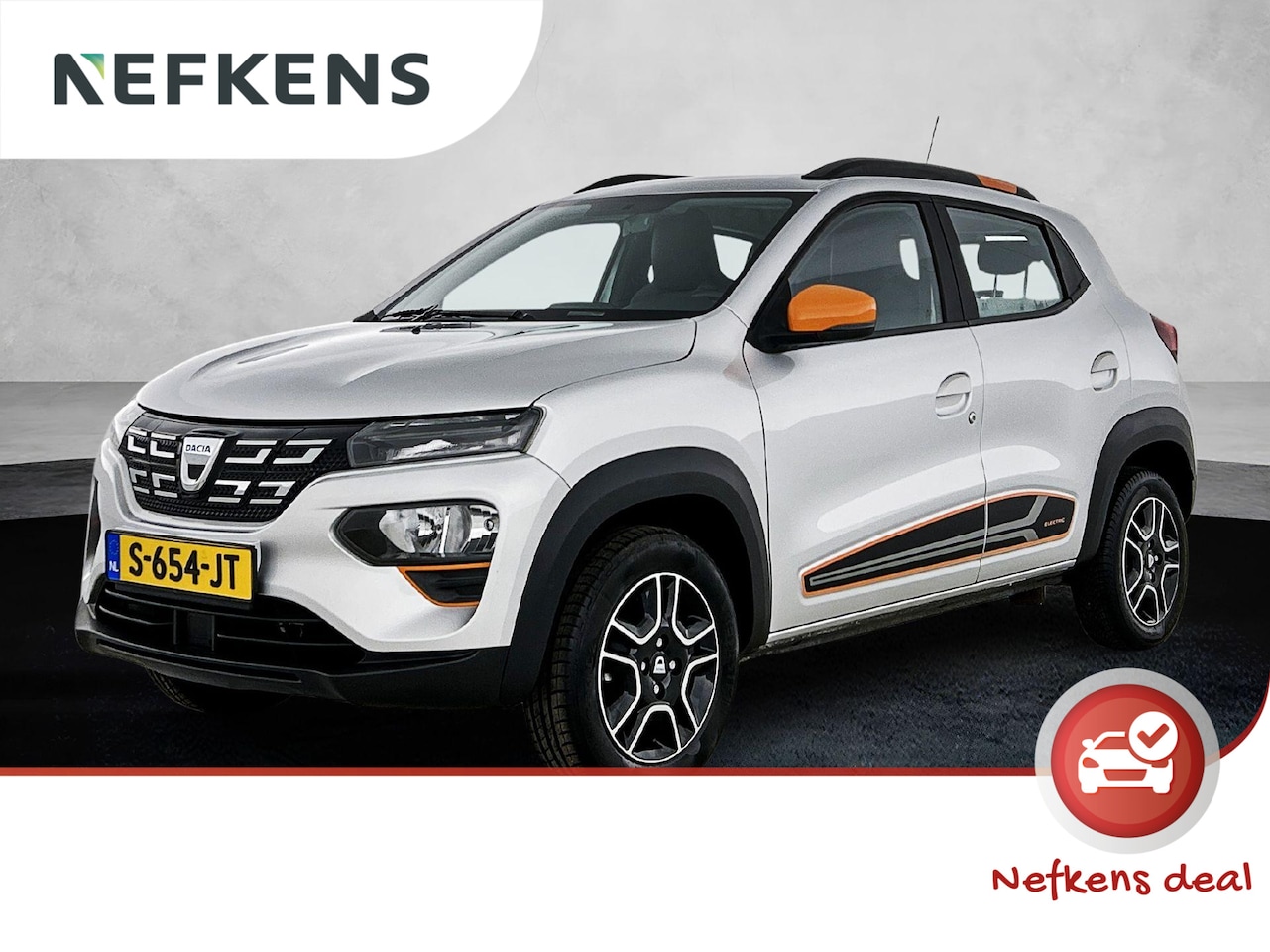 Dacia Spring - Comfort Plus 27 kWh 45pk Automaat | Navigatie | Camera | Airco | 14"LMV | - AutoWereld.nl