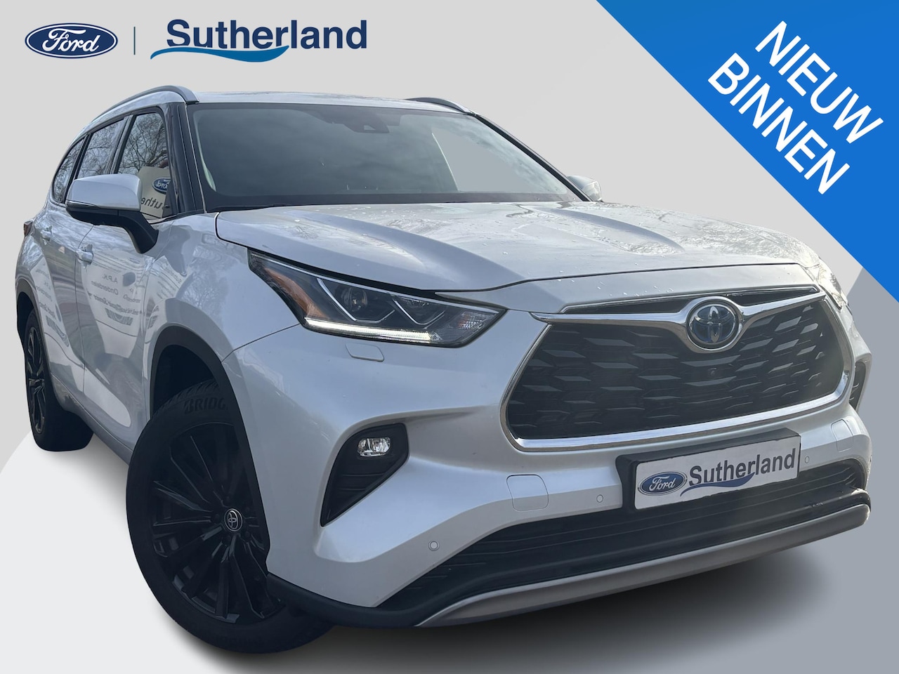 Toyota Highlander - 2.5 AWD Hybrid Premium | 7p |  Panoramadak | 360 graden camera | Platinum Pearl White | Ad - AutoWereld.nl