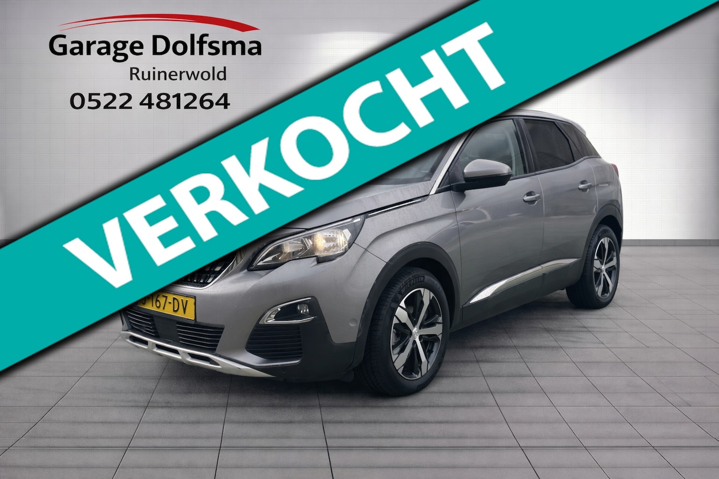 Peugeot 3008 - 1.2 PureTech Allure-Navi-Stoelverw-18"-1/2 leer- - AutoWereld.nl
