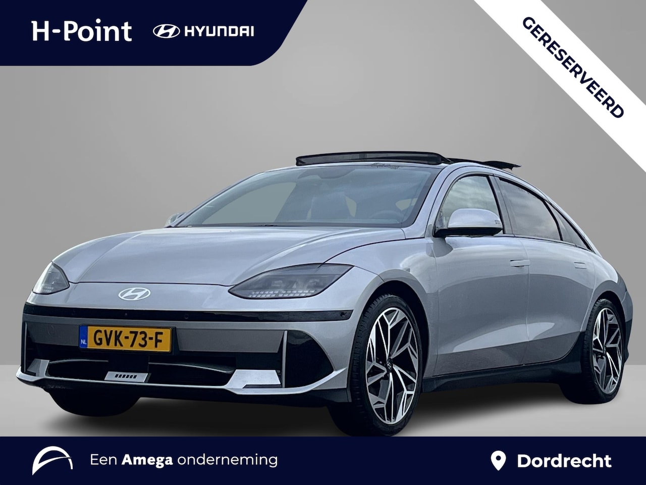 Hyundai IONIQ 6 - Lounge 77.4kWh 228pk | SCHUIFDAK | LEDEREN BEKLEDING ELEKTRISCH VERSTELBAAR| WARMTEPOMP | - AutoWereld.nl