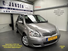 Toyota Yaris - 1.3 VVT-i Sol Automaat | Airco | Isofix-bevestigingspunten voor kinderzitjes | Lederen stu