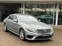 Mercedes-Benz S-klasse - AMG 63 4Matic Lang| Pano|Burmester|Softclose|Carbon|Dealer onderhouden|Luchtvering|Vol