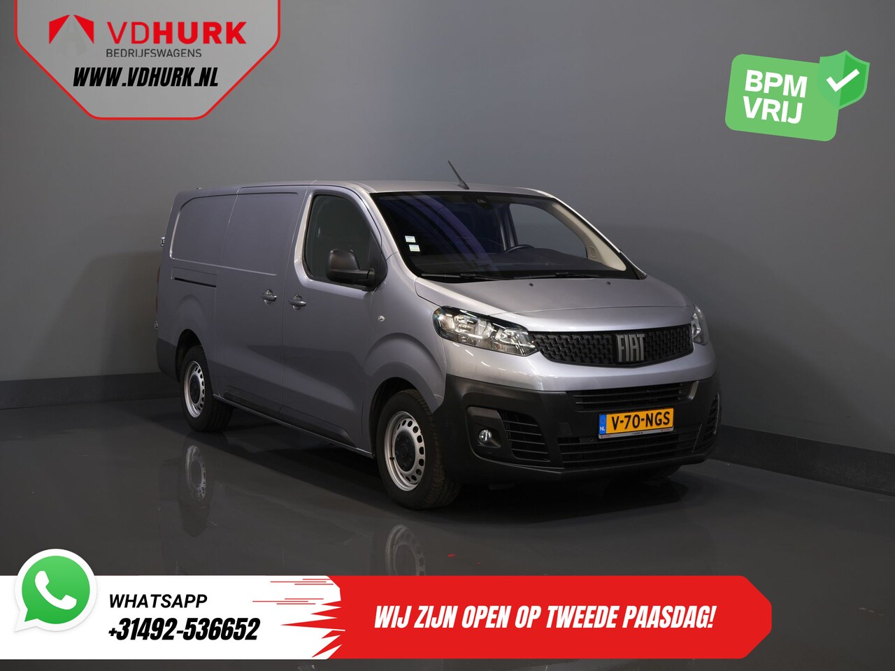 Fiat Scudo - 2.0 MJ 145 pk L3 BPM VRIJ! (DEMO) Adapt.Cruise/ Climate/ Keyless/ Carplay/ Camera/ PDC - AutoWereld.nl