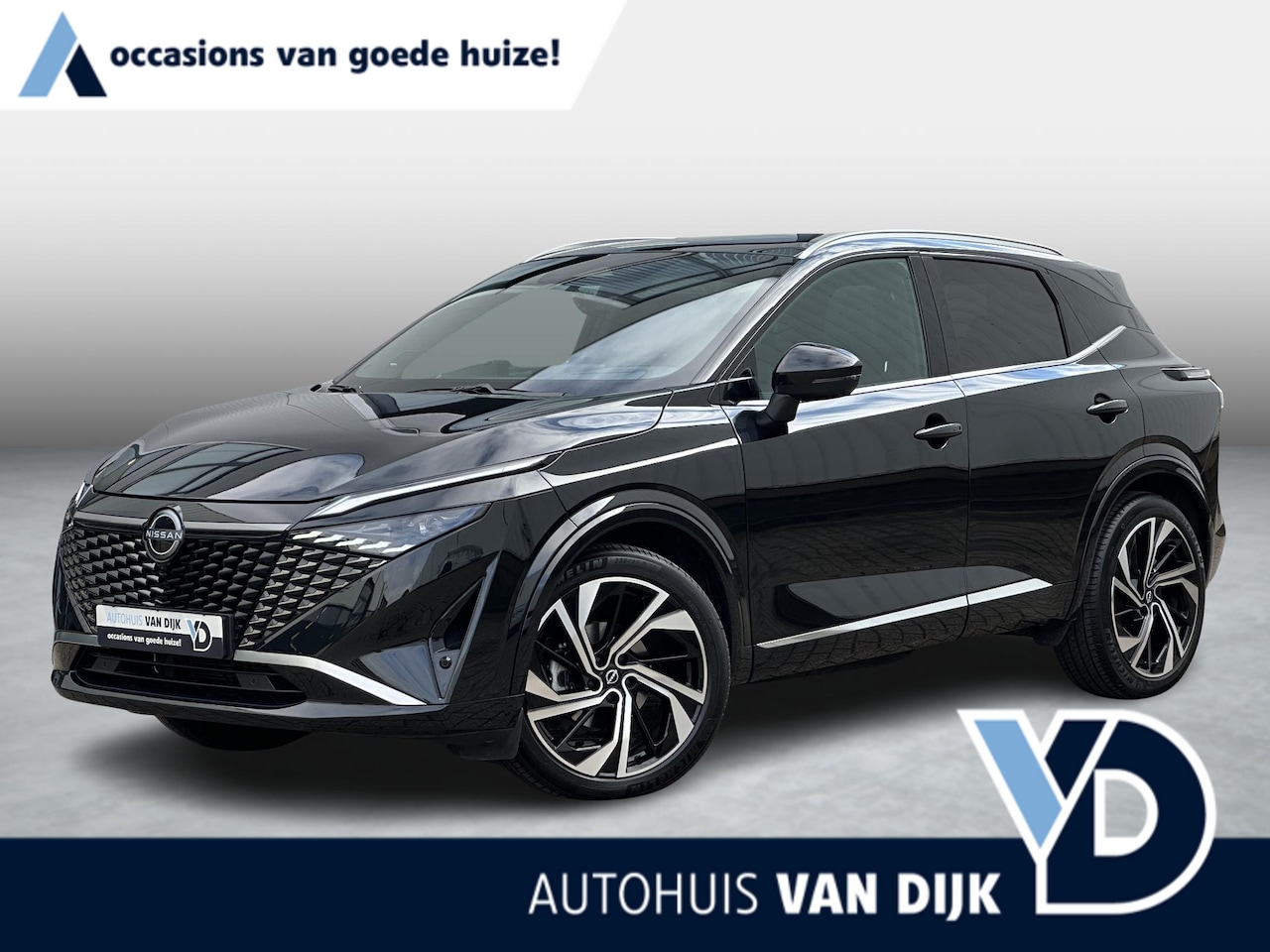 Nissan Qashqai - 1.3 MHEV Xtronic Tekna Plus | Nappa Leder/Carplay-Navi/360° camera/Adapt.Cruise - AutoWereld.nl