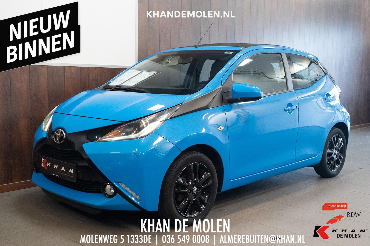 Toyota Aygo - 1.0 VVT-i x-play Schuifdak|Camera|Scherm|Navigatie - AutoWereld.nl
