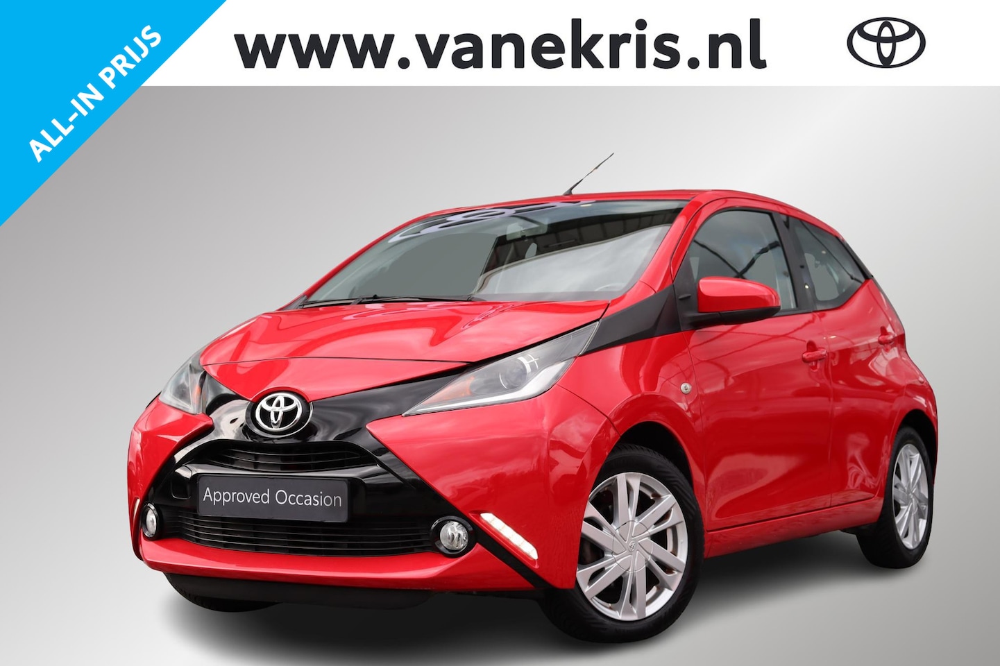 Toyota Aygo - 1.0 VVT-i x-clusive, Airco, LM Velgen, Bluetooth. - AutoWereld.nl