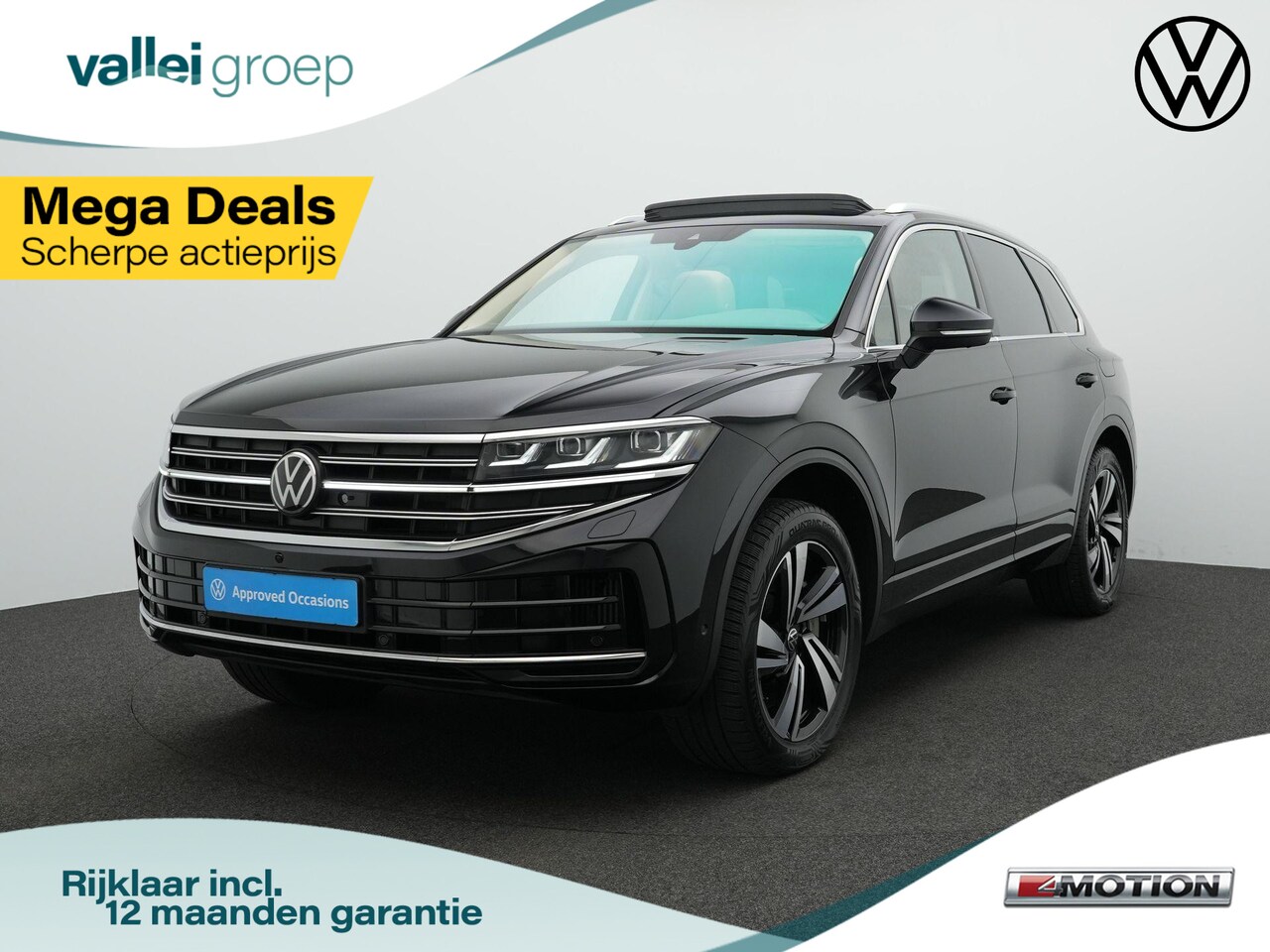 Volkswagen Touareg - 3.0 TSi 381 pk tiptronic eHybrid 4MOTION Elegance | Panoramadak | Trekhaak | Nachtzicht | - AutoWereld.nl