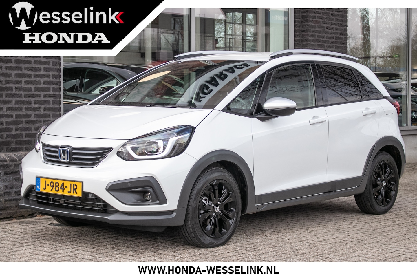 Honda Jazz - 1.5 e:HEV Crosstar | afn fietsendragerhaak | Apple cp/Android auto - AutoWereld.nl