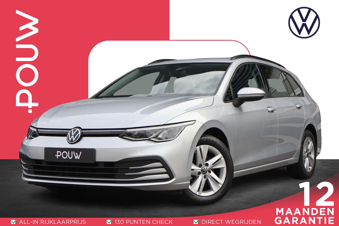 Volkswagen Golf Variant - 1.0 TSI 110pk Life | Achteruitrijcamera | Navigatie | Apple Carplay + Android Auto - AutoWereld.nl