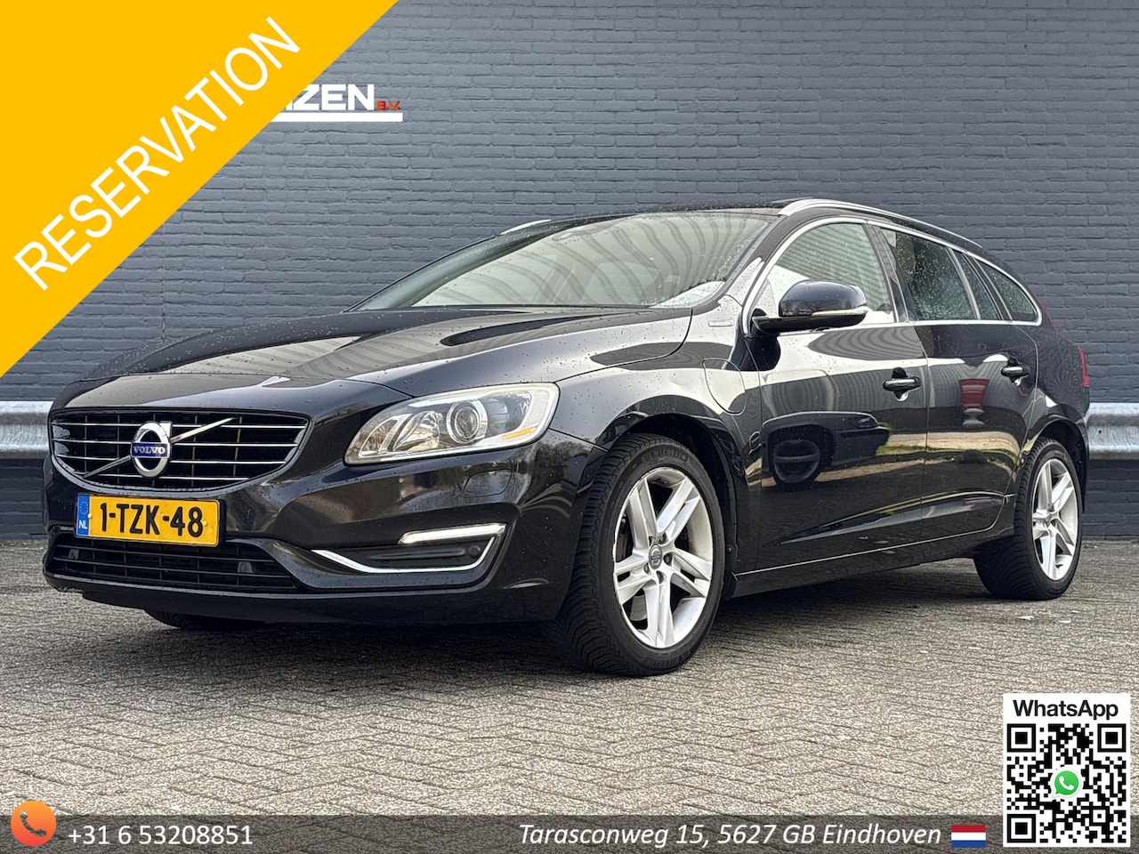 Volvo V60 - 2.4 D6 AWD Plug-In Hybrid Summum | Leder | Stoelverwarming | Climate | Cruise | Navi | Cam - AutoWereld.nl