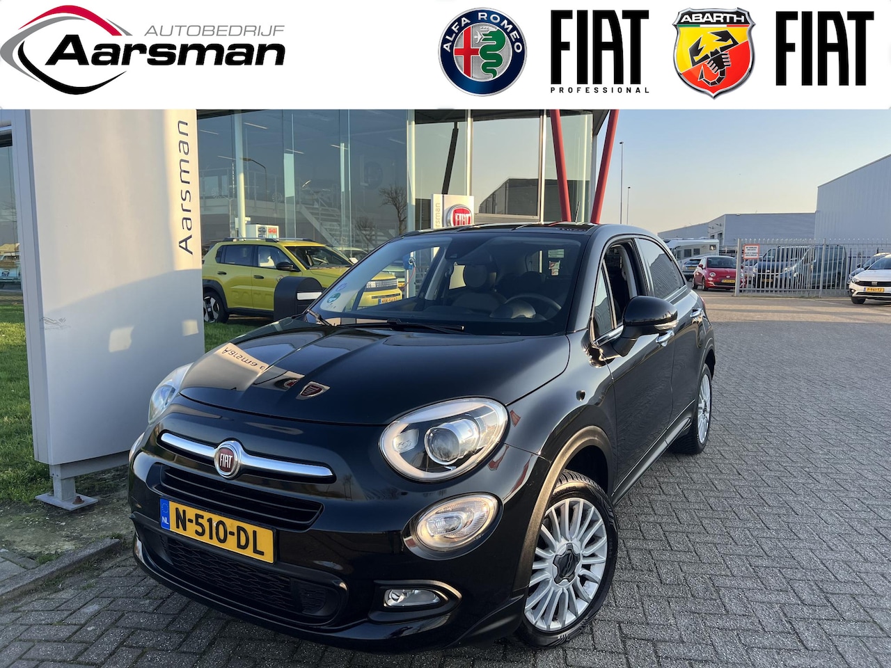 Fiat 500 X - 1.4 Turbo MultiAir Lounge | Stoelverwarming | Navi | Parkeersensoren | Trekhaak - AutoWereld.nl