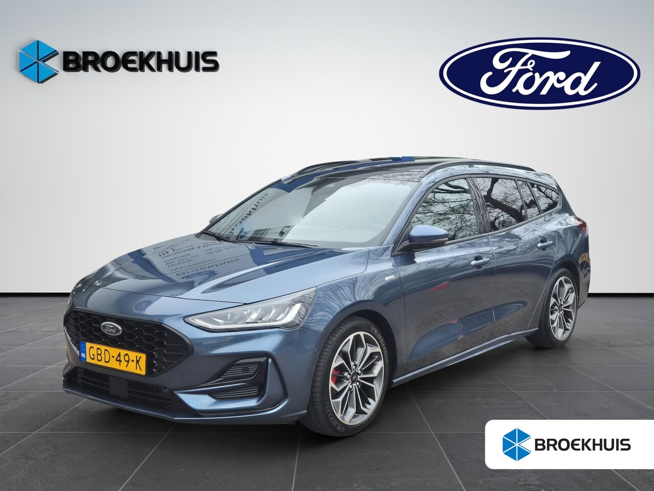 Ford Focus Wagon - 1.0 EcoBoost Hybrid ST Line X 123pk | Winter Pack | Driver Ass. Pack | Pano | 18' Inch | E - AutoWereld.nl