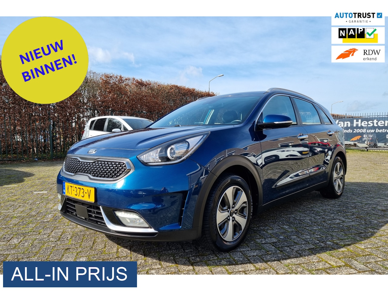 Kia Niro - 1.6 GDi Hybrid First Edition ✅NETTE AUTO!! ✅ TREKHAAK - AutoWereld.nl