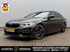 BMW 5-serie - 540i High Executive M-sport zwart / carbon