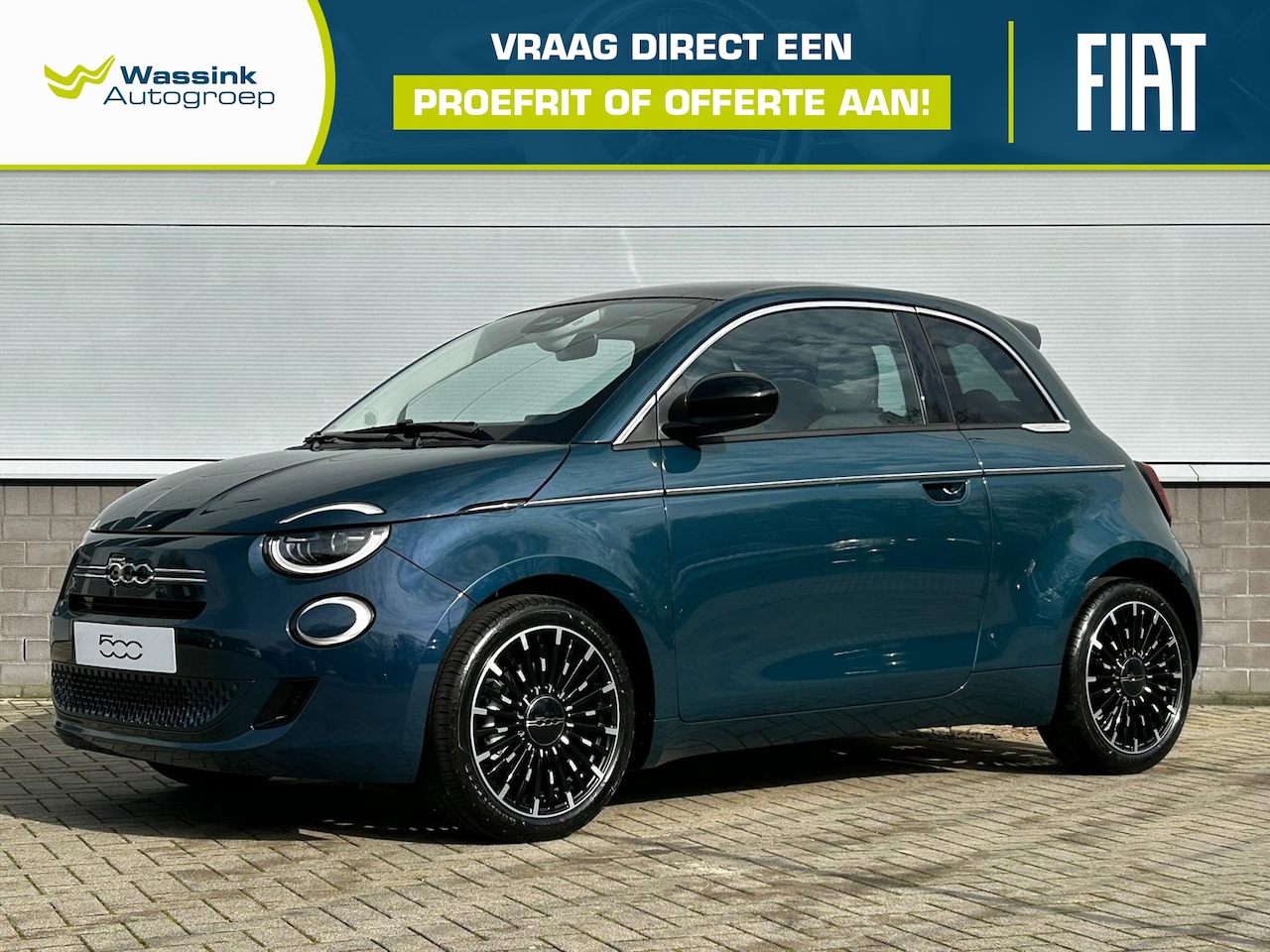 Fiat 500 - 1.0 Hybrid 65pk La Prima | Apple Carplay/ Andriod Auto | Panoramadak | Parkeersensoren | C - AutoWereld.nl