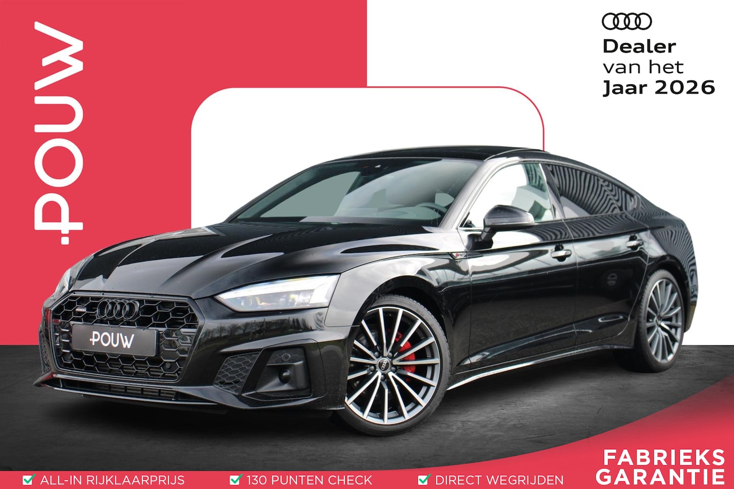 Audi A5 Sportback - 40 TFSI 204pk quattro S Edition | Panoramadak | Bang&Olufsen 3D | Head-up Display | Matrix - AutoWereld.nl