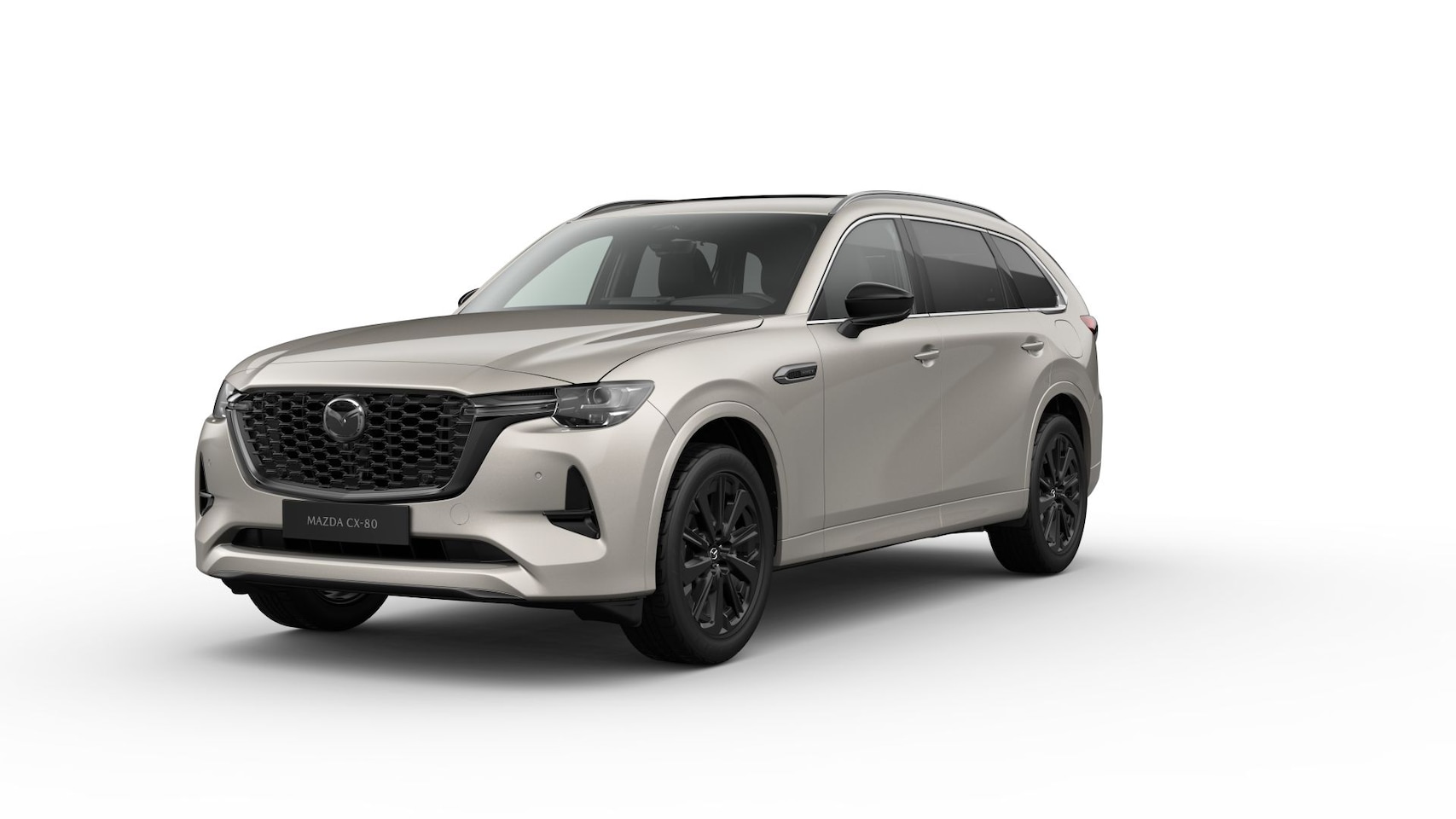 Mazda CX-80 - e-Skyactiv PHEV Homura Plus | 12,3-inch TFT-kleurendisplay met bediening via centrale HMI - AutoWereld.nl