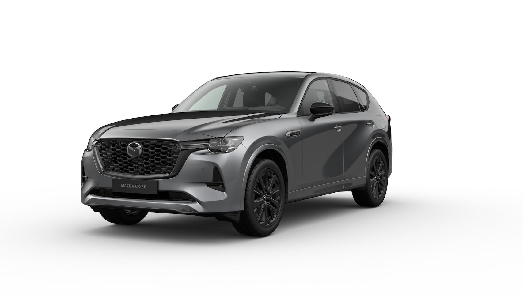 Mazda CX-60 - e-Skyactiv PHEV Homura Business Edition - Zwart Nappa Leder | 12,3-inch TFT-kleurendisplay - AutoWereld.nl