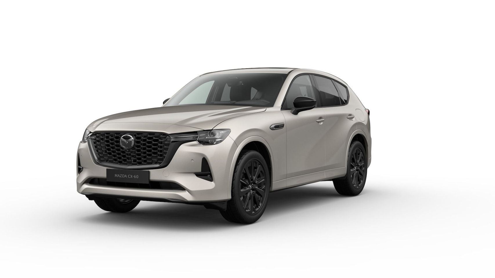 Mazda CX-60 - e-Skyactiv PHEV Homura Plus - Zwart Nappa Leder | 12,3-inch TFT-kleurendisplay met bedieni - AutoWereld.nl