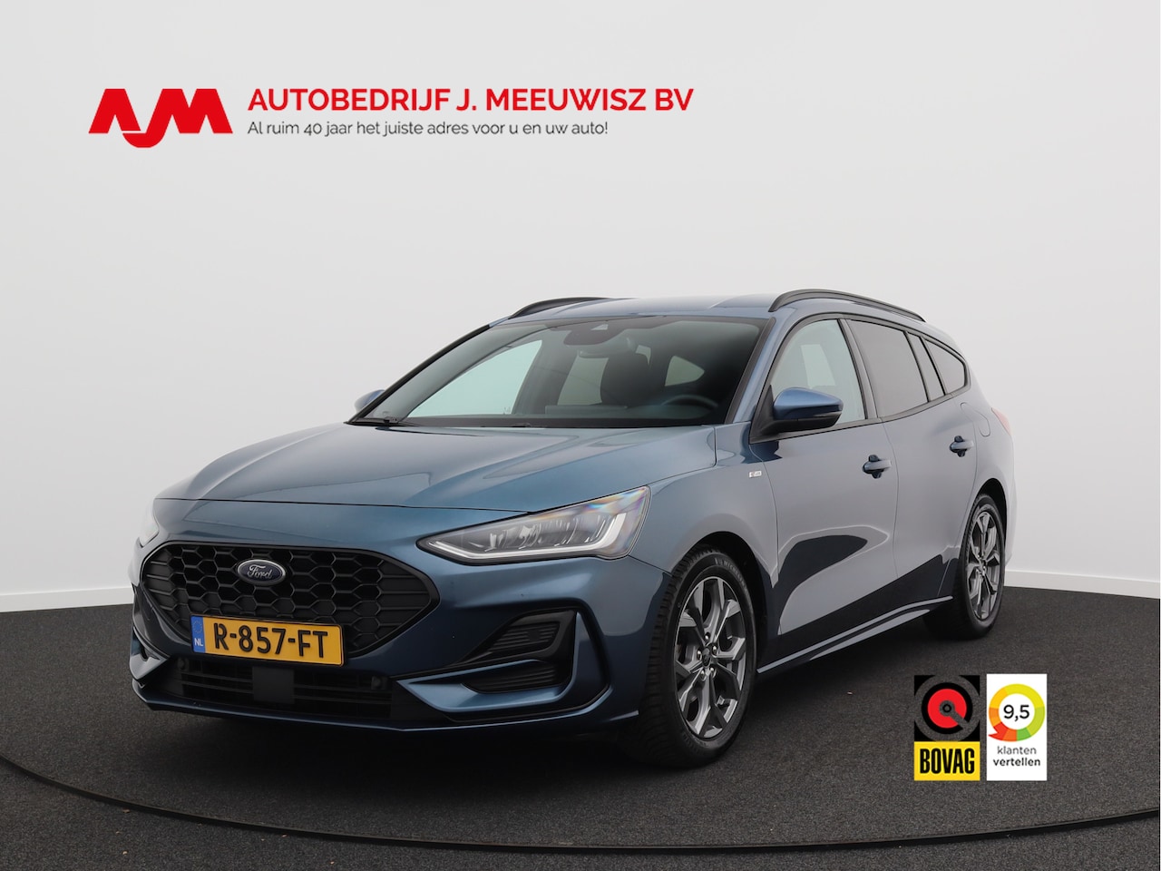 Ford Focus Wagon - 1.0 EcoBoost Hybrid ST Line/ lage km/ zeer mooi! - AutoWereld.nl