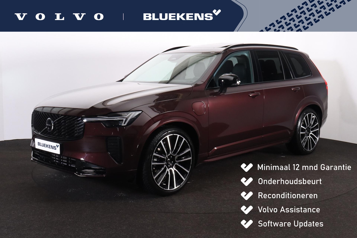 Volvo XC90 - T8 Plug-in hybrid AWD Ultra Dark - Luchtvering - Panorama/schuifdak - IntelliSafe Assist & - AutoWereld.nl