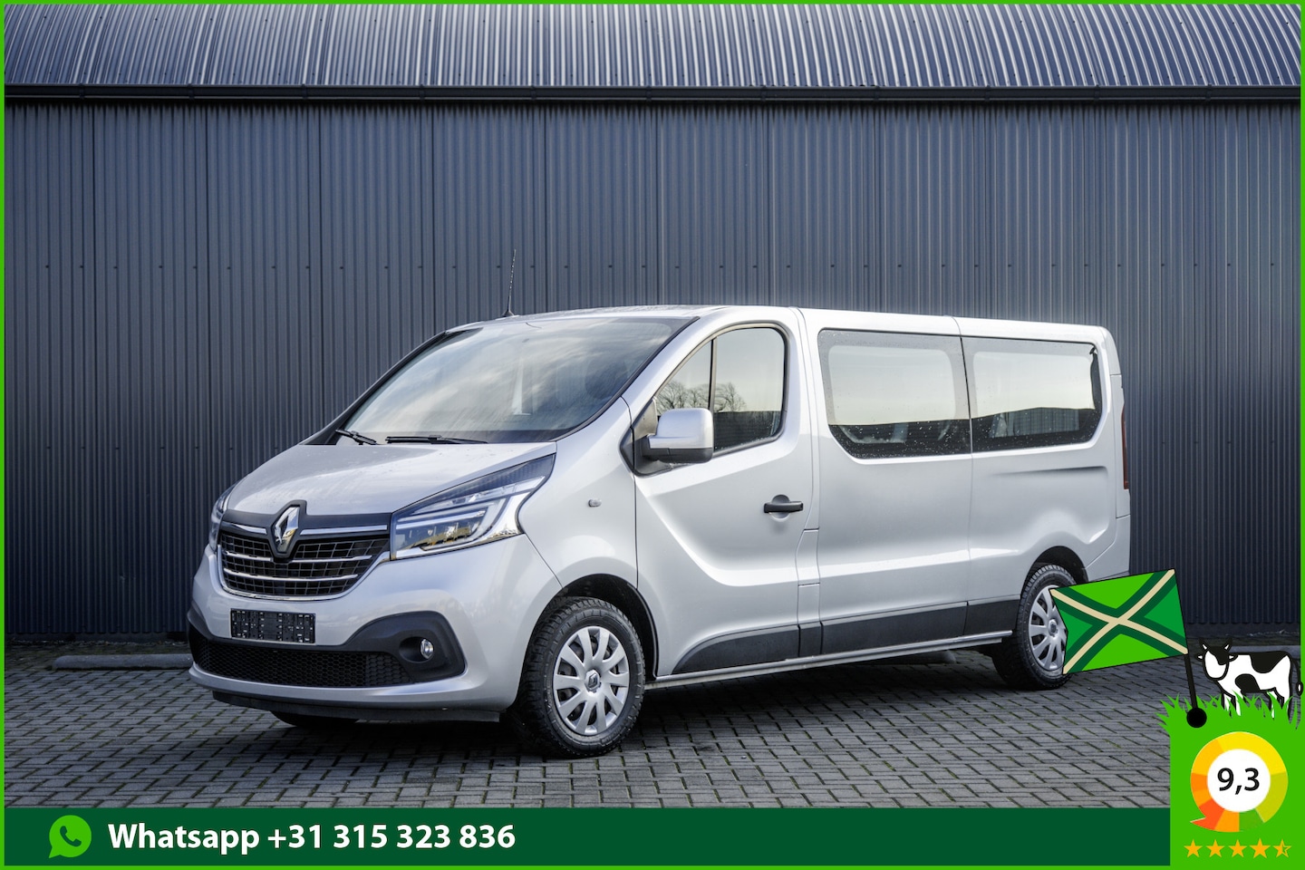 Renault Trafic - 2.0 Blue dCi 110 L2H1 | Incl.BPM | Marge | 8-Zits | LED | Navi | Cruise | Airco - AutoWereld.nl