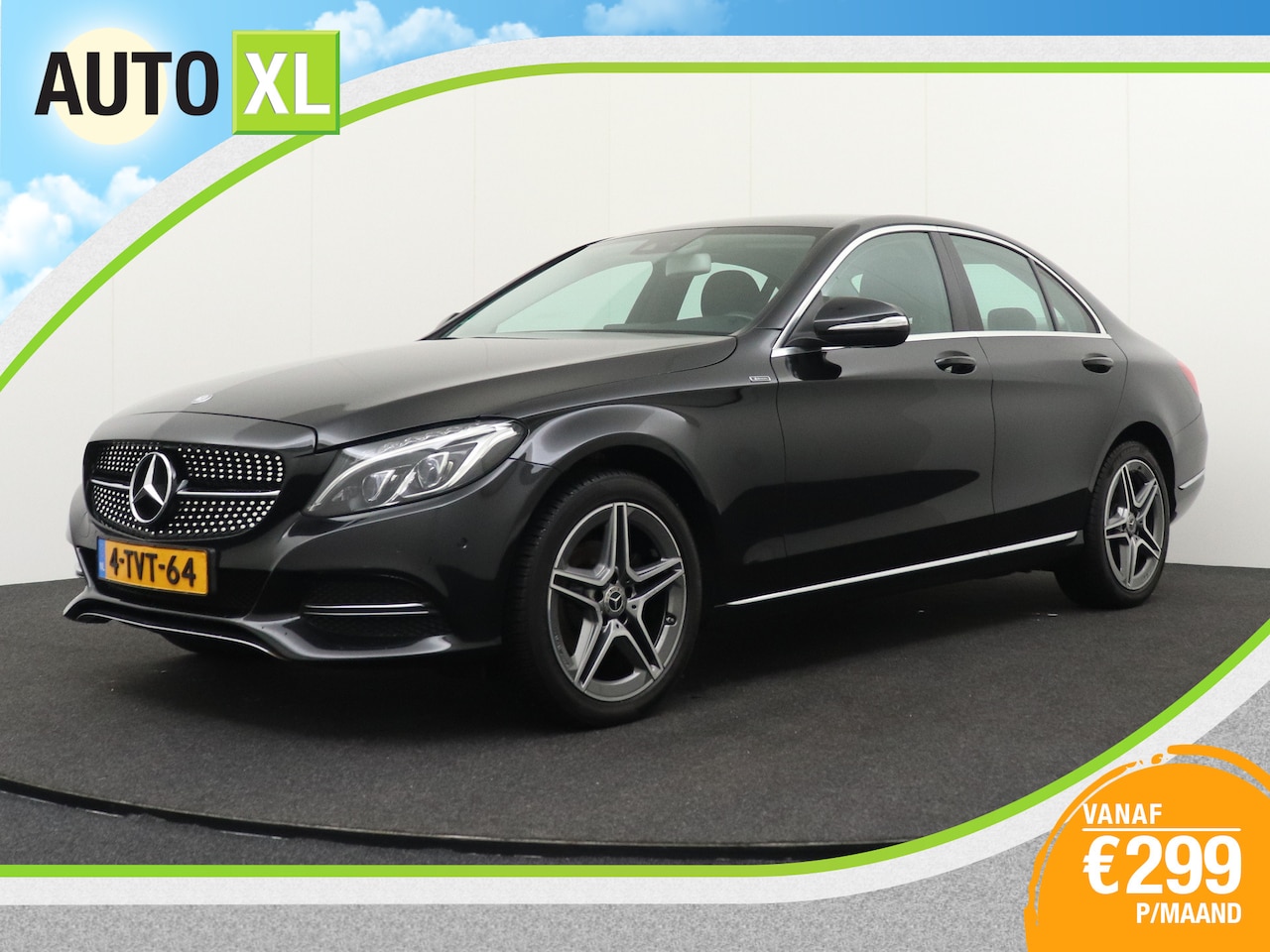 Mercedes-Benz C-klasse - 180 157 PK AMG-18'LMV Navi LED Elek.Stoelen - AutoWereld.nl