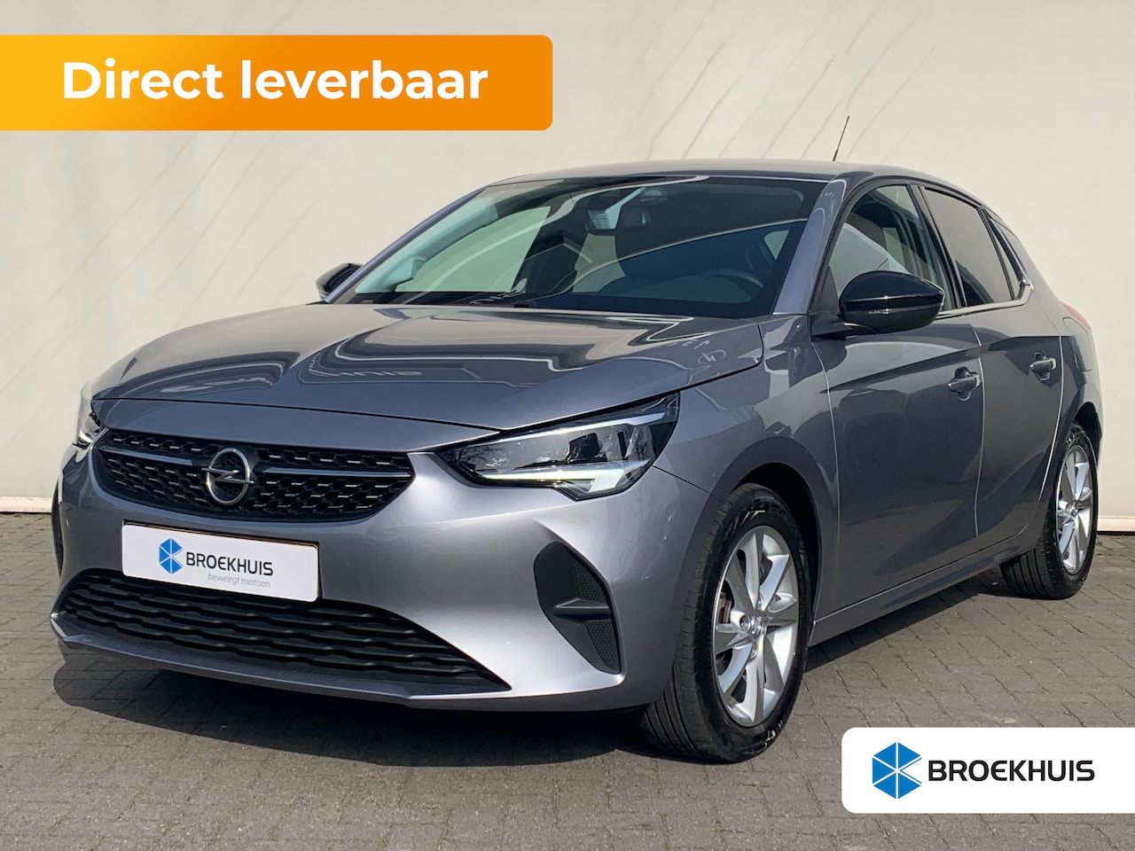 Opel Corsa - 1.2 Elegance Airco | Automaat! | AppleCarplay/ Android Auto | DAB | LED | Leder | LMV 16" - AutoWereld.nl