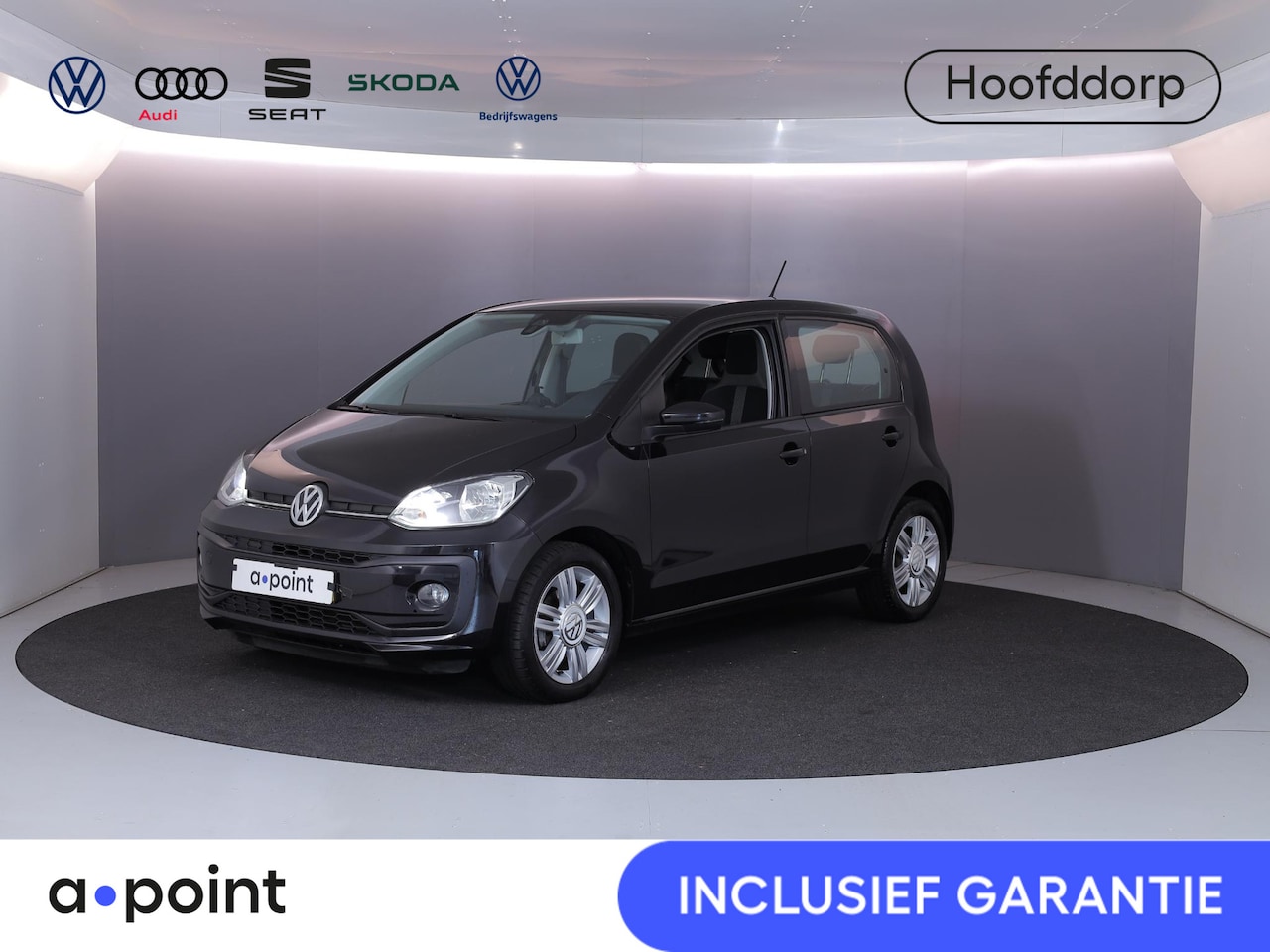 Volkswagen Up! - 1.0 BMT high up! 60pk| airco | Parksensors| 15' LM-velgen| navi via telefoon - AutoWereld.nl