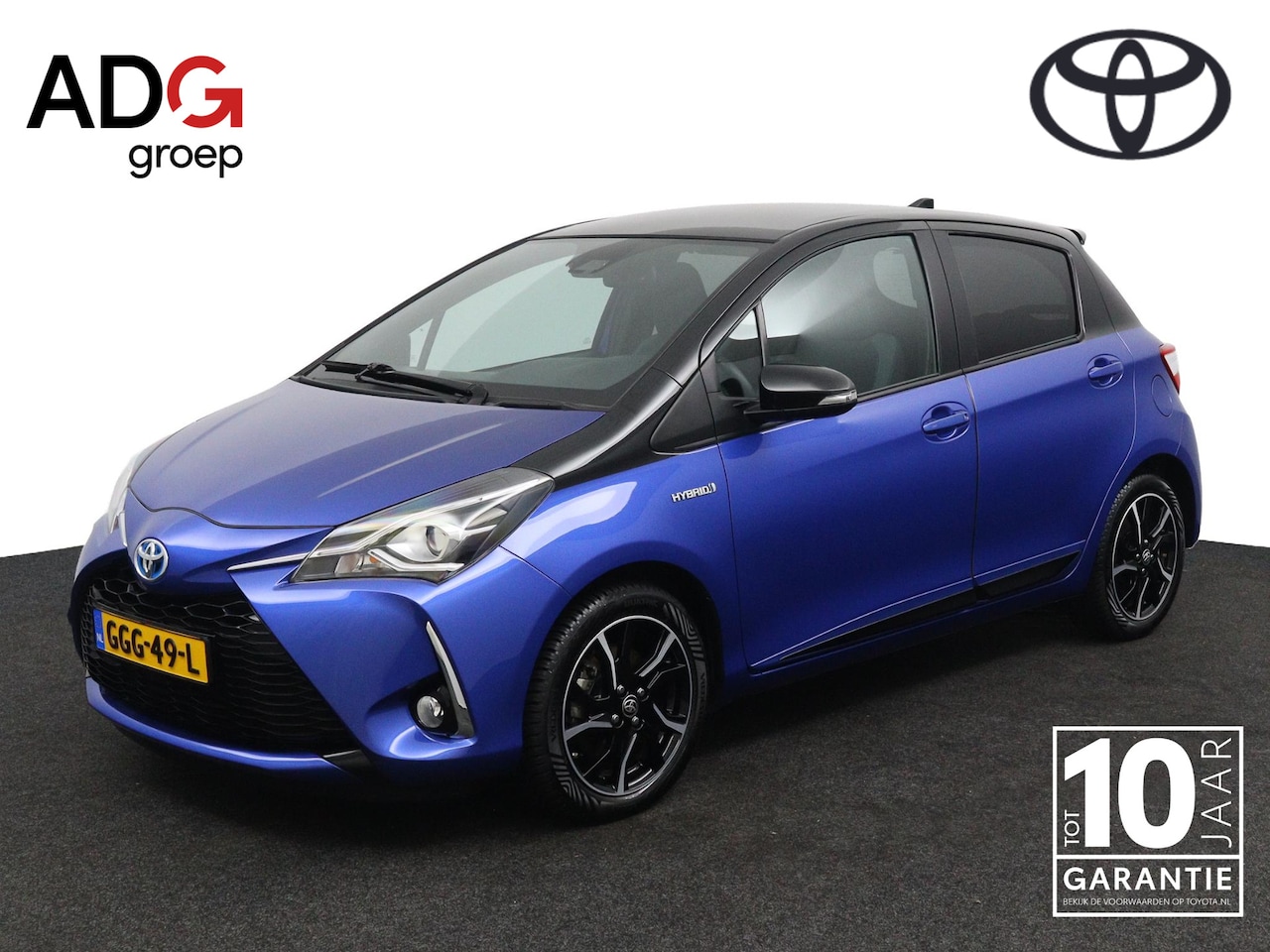 Toyota Yaris - 1.5 Hybrid BI-Tone | Stoelverwarming | Cruise Control | Led Verlichting | All season bande - AutoWereld.nl