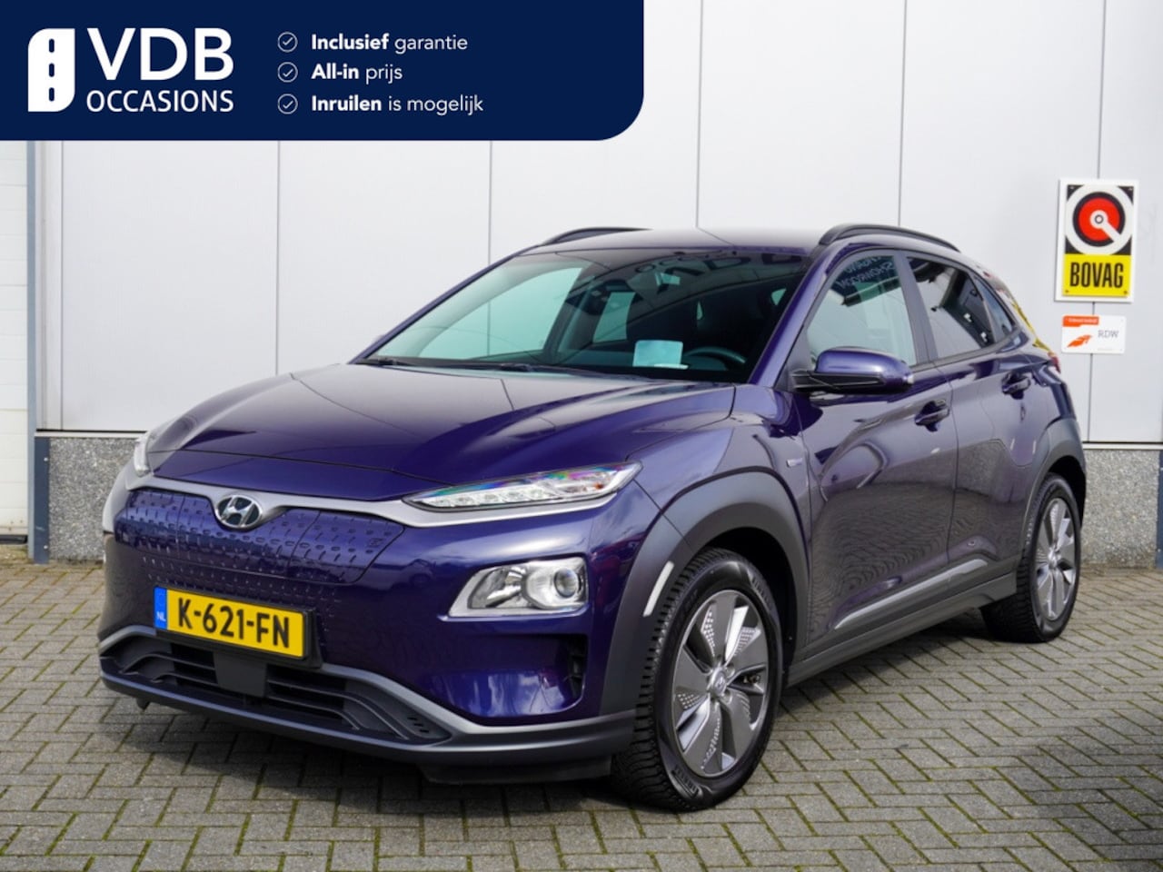 Hyundai Kona Electric - EV Fashion 64 kWh 100% SoH | Head-up | CarPlay | Clima | Camera - AutoWereld.nl
