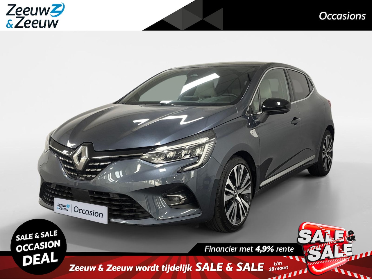 Renault Clio - 1.0 TCe Initiale Paris NAVI AIRCO 360CAMERA BOSE SPEAKERS STOELVERWARMING LEER CRUISE CONT - AutoWereld.nl