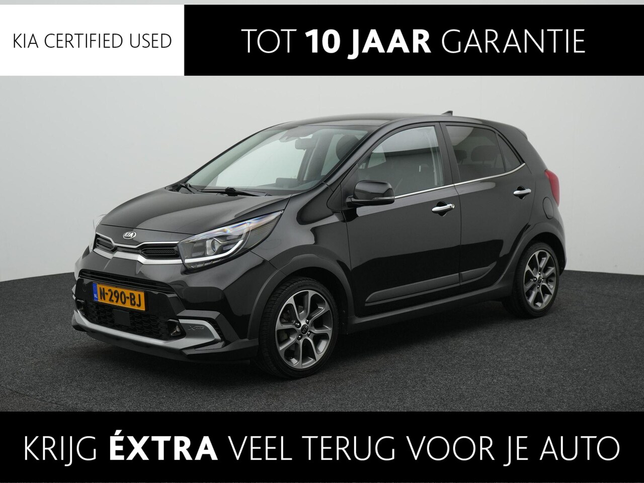 Kia Picanto - 1.0 T-GDi X-Line 5p | Stoel/Stuurverwarming | 100pk | Navi | Camera | - AutoWereld.nl