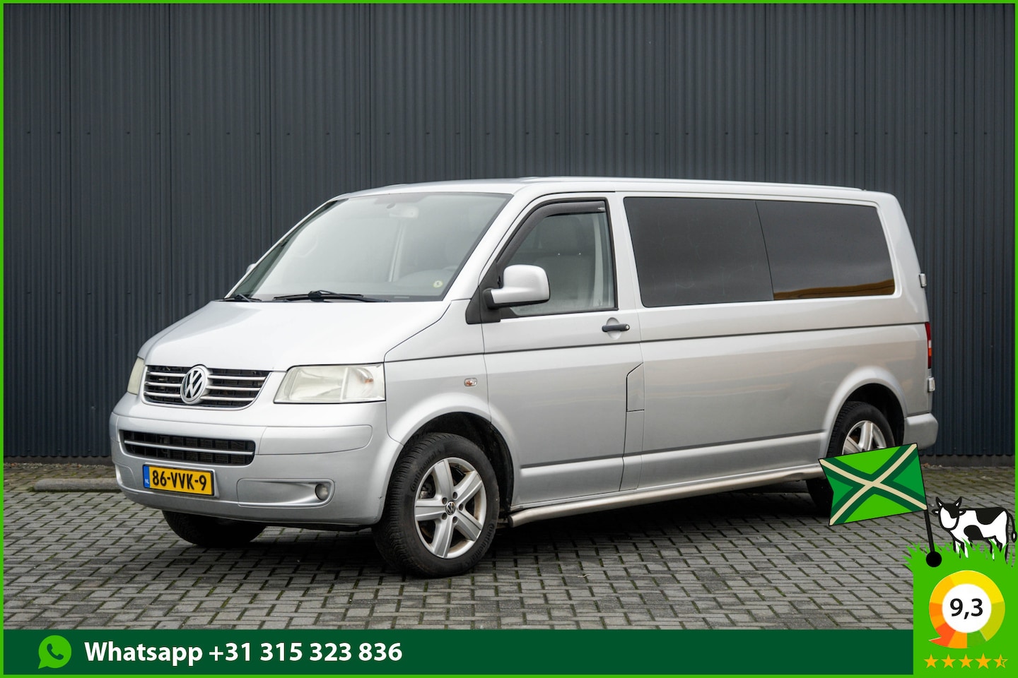 Volkswagen Transporter - T5 2.5 TDI 340 L2H1 | 174 PK | Navi | Airco | Trekhaak - AutoWereld.nl