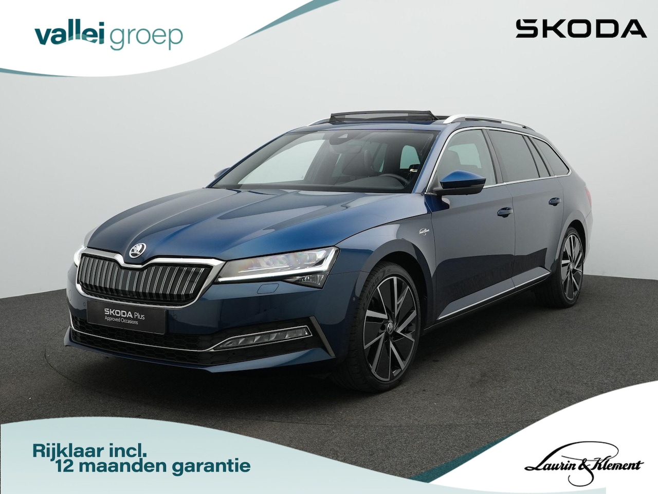 Skoda Superb Combi - 1.4 TSI iV 218 pk Laurin & Klement | Panoramadak | Trekhaak | Leder | Navigatie Columbus | - AutoWereld.nl