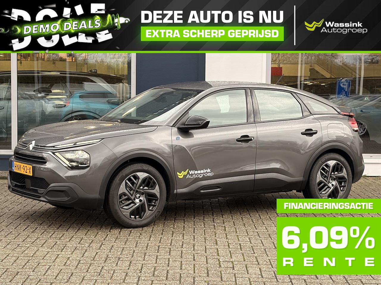 Citroën Ë-C4 - EV I DEMO DEAL I 50kWh 136pk You 3-Fase | Airconditioning | Cruise control | Parkeer Camer - AutoWereld.nl