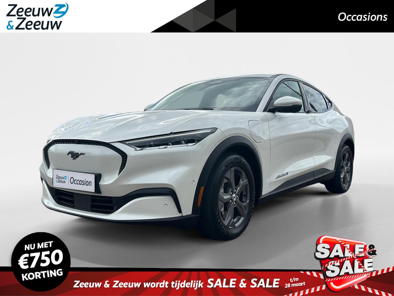 Ford Mustang Mach-E - Extended RWD 98 kWh | Dealer onderhouden | Automaat | Navigatie | Apple carplay & Android - AutoWereld.nl