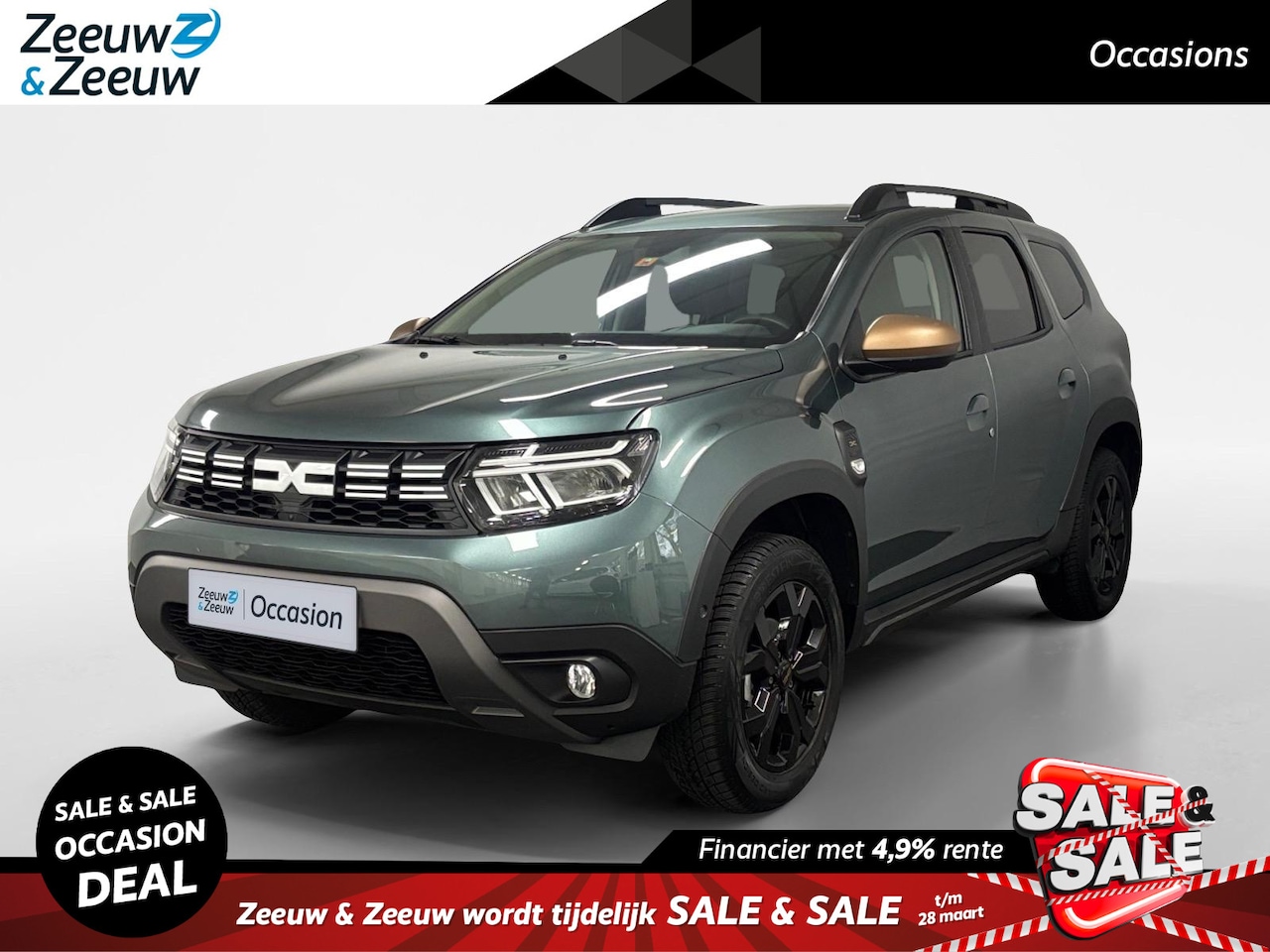 Dacia Duster - 1.3 TCe 130 Extreme NAVI AIRCO 360 CAMERA PARKEERSENSOREN CRUISE CONTROLE APPLE CARPLAY AN - AutoWereld.nl