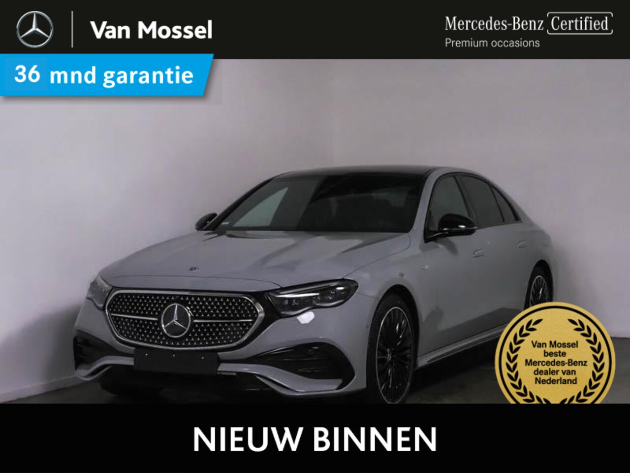 Mercedes-Benz E-klasse - 300 e AMG Line / Premium Plus/ 20 inch/ Panoramadak/ SUPERSCREEN/ Verlichte Grille/ Burmes - AutoWereld.nl