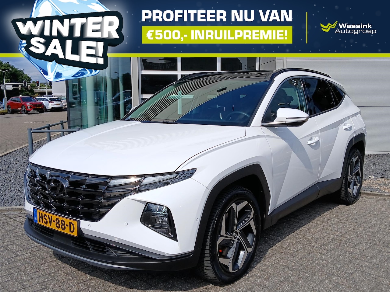 Hyundai Tucson - 1.6 T-GDi PHEV 265pk AWD Premium Sky I Wintersale | Winterpack I Stoelventilatie I Trekhaa - AutoWereld.nl