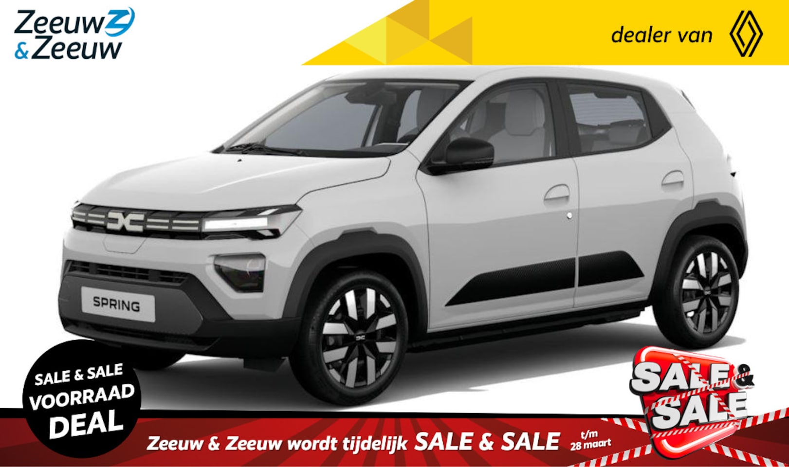 Dacia Spring - (Zeeuw & Zeeuw Private Lease Actie v.a. € 259,-) Expression 70 | Wij maken graag een Priva - AutoWereld.nl