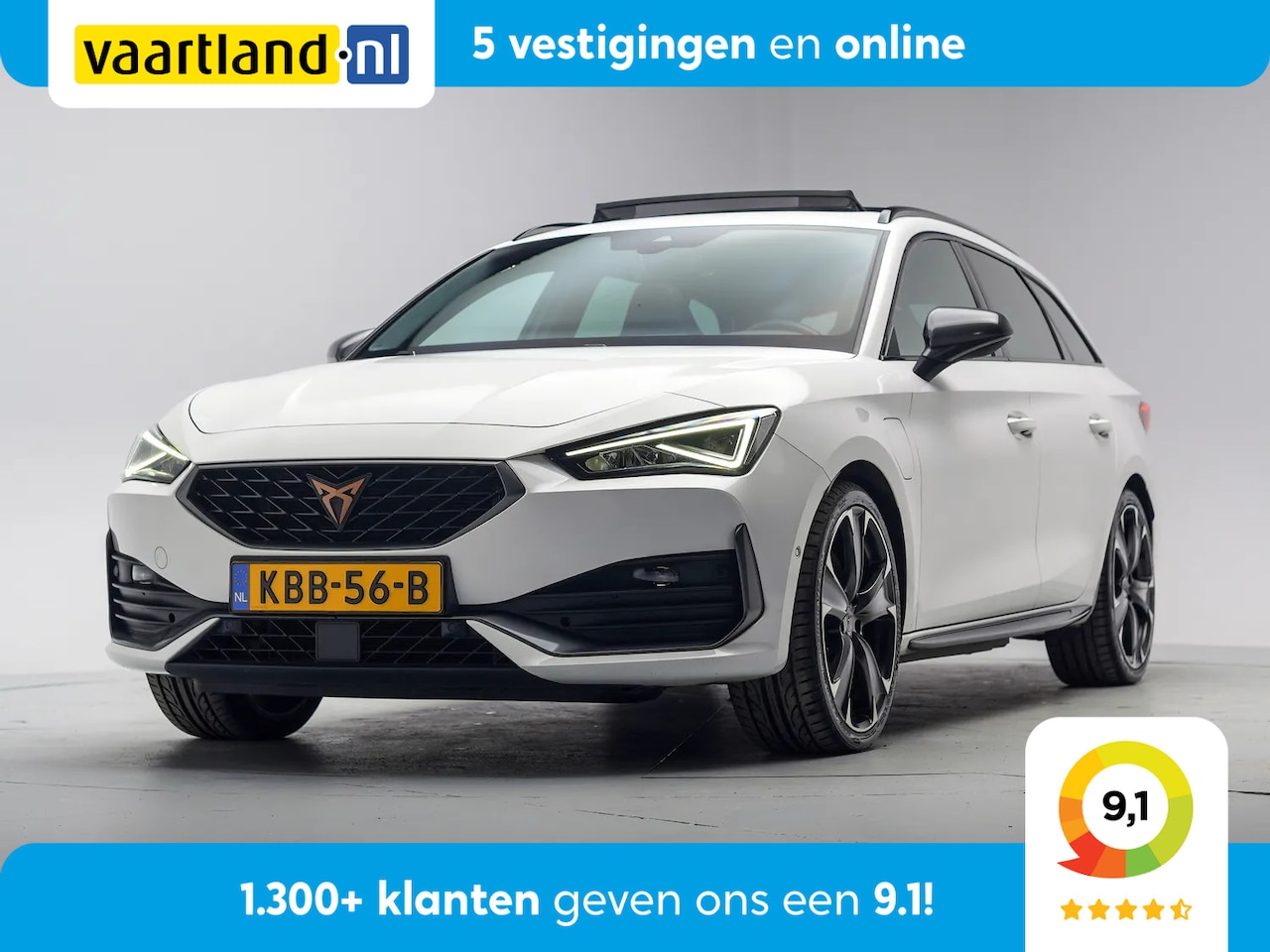 CUPRA Leon Sportstourer - 1.4 e-Hybrid 245pk VZ Performance [ Panorama Kuipstoelen Virtual Memory ] - AutoWereld.nl