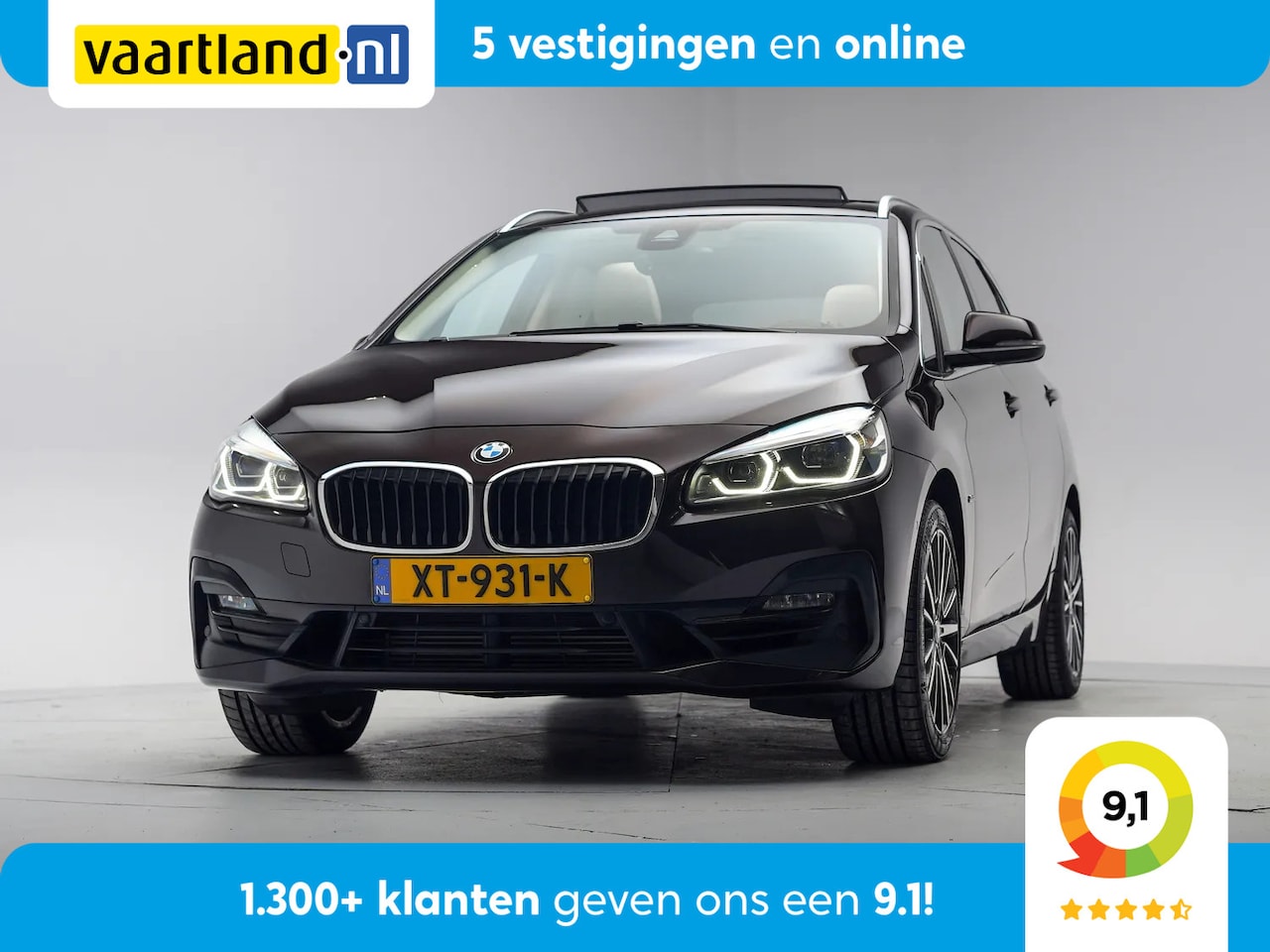 BMW 2-serie Active Tourer - 220i 192pk High Executive Launch Edition Aut. [ Panorama LED Leder Head-up Trekhaak ] - AutoWereld.nl