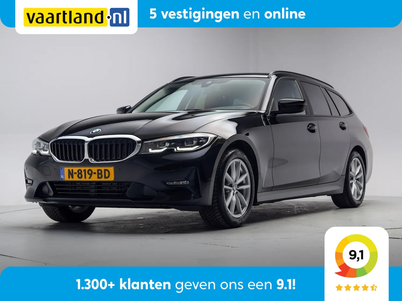 BMW 3-serie Touring - 318d Business [ Navi Trekhaak Carplay / Android LED ] - AutoWereld.nl
