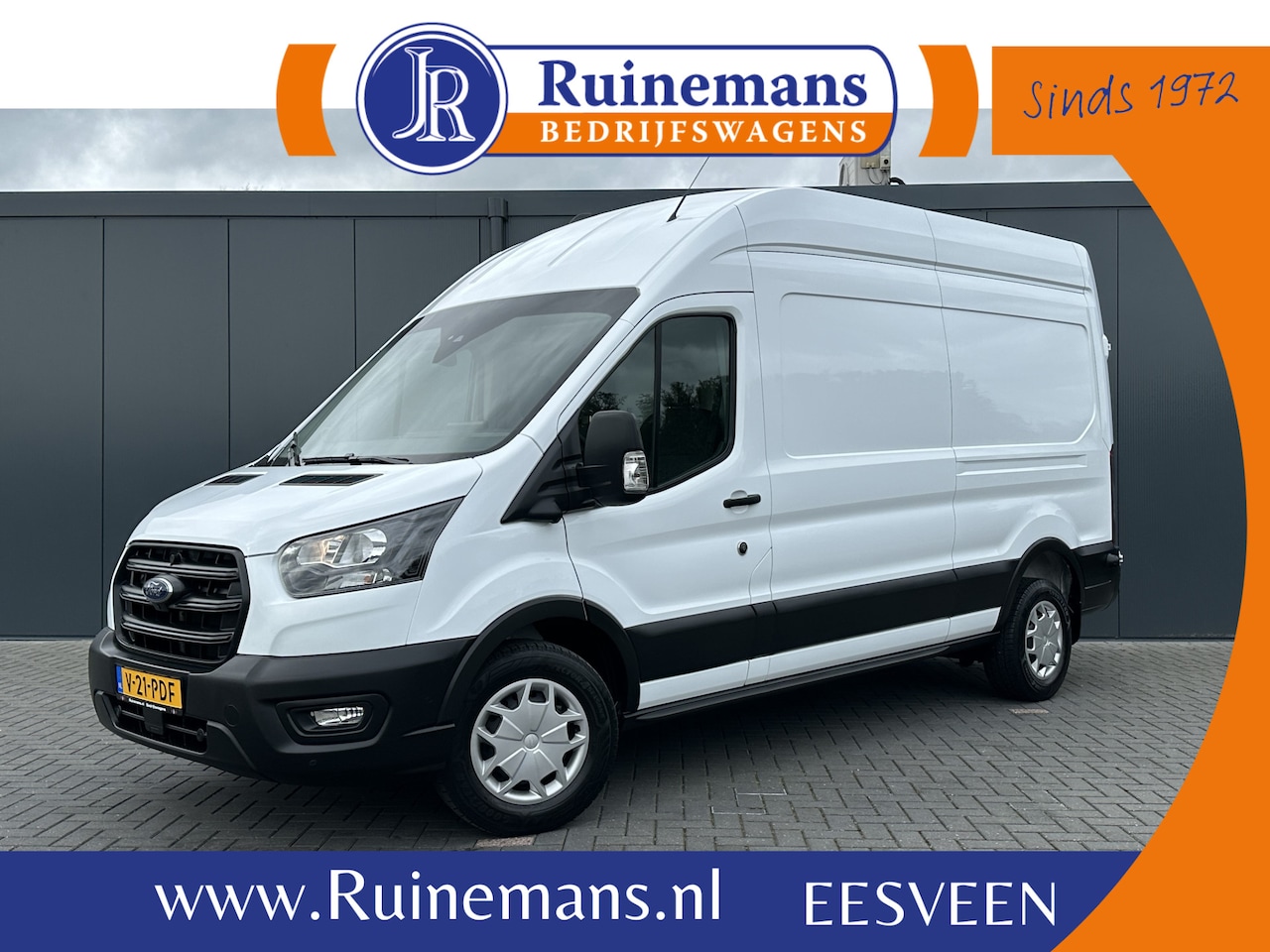 Ford Transit - 350 2.0 TDCI 130 PK / L3H3 / 32.408 KM / 360 CAMERA / ADAPTIVE CRUISE / ECC / NAVI / BLIND - AutoWereld.nl